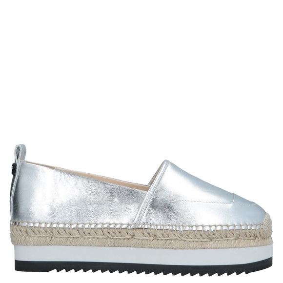 Jil Sander Shoes - JIL SANDER • navy holographic espadrilles